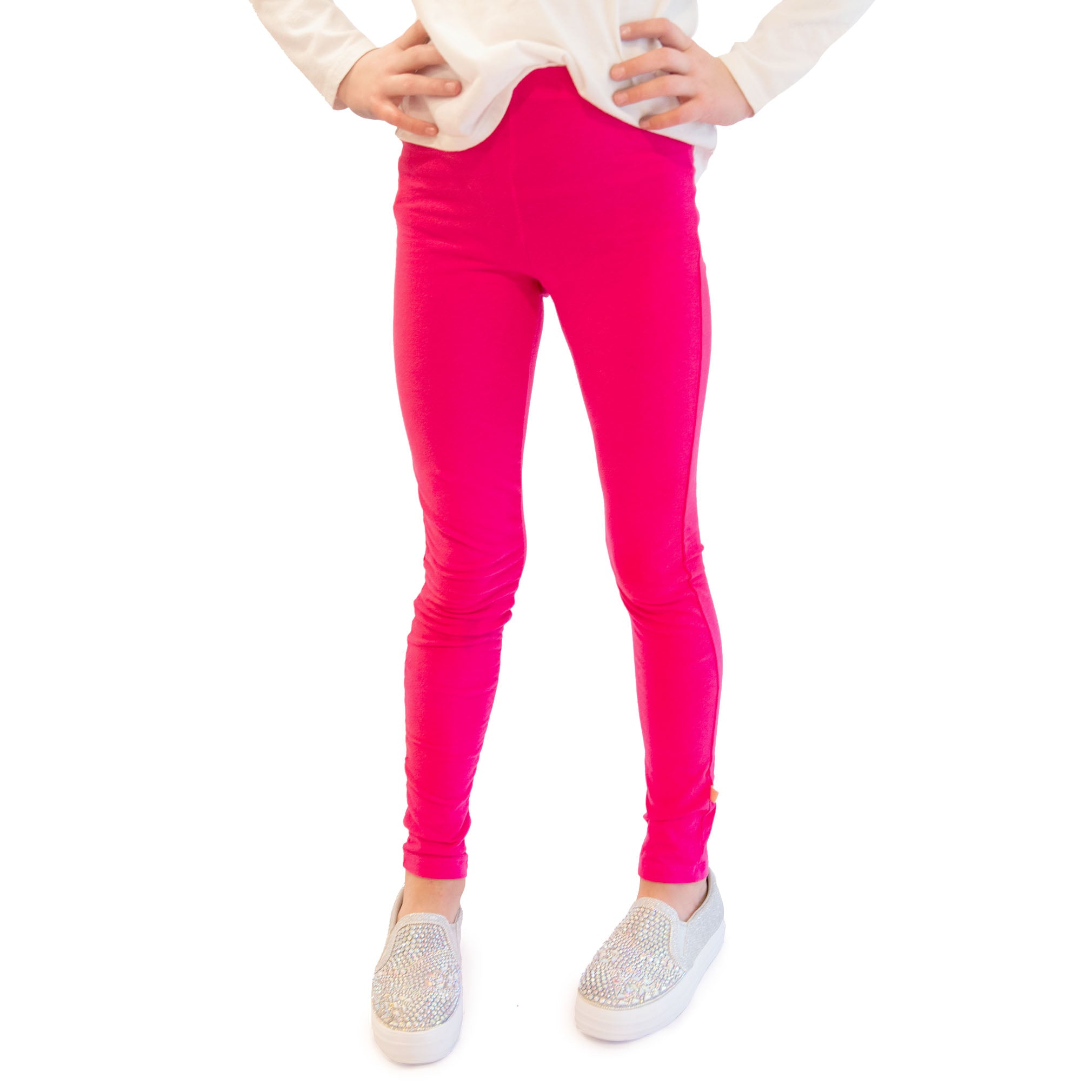  STARCOVE Ladybug Print Girls Leggings (8-20), Pink